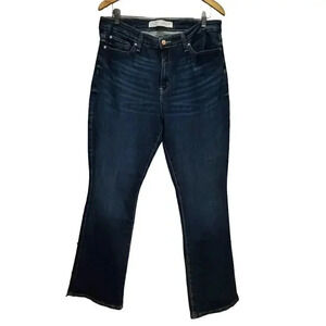 Signature by Levi Strauss‎ Women's High Rise Bootcut Jeans Dark Blue Size 16W